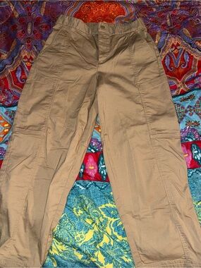 L.L. Bean Slate Gray Elastic Waist Cargo Pants